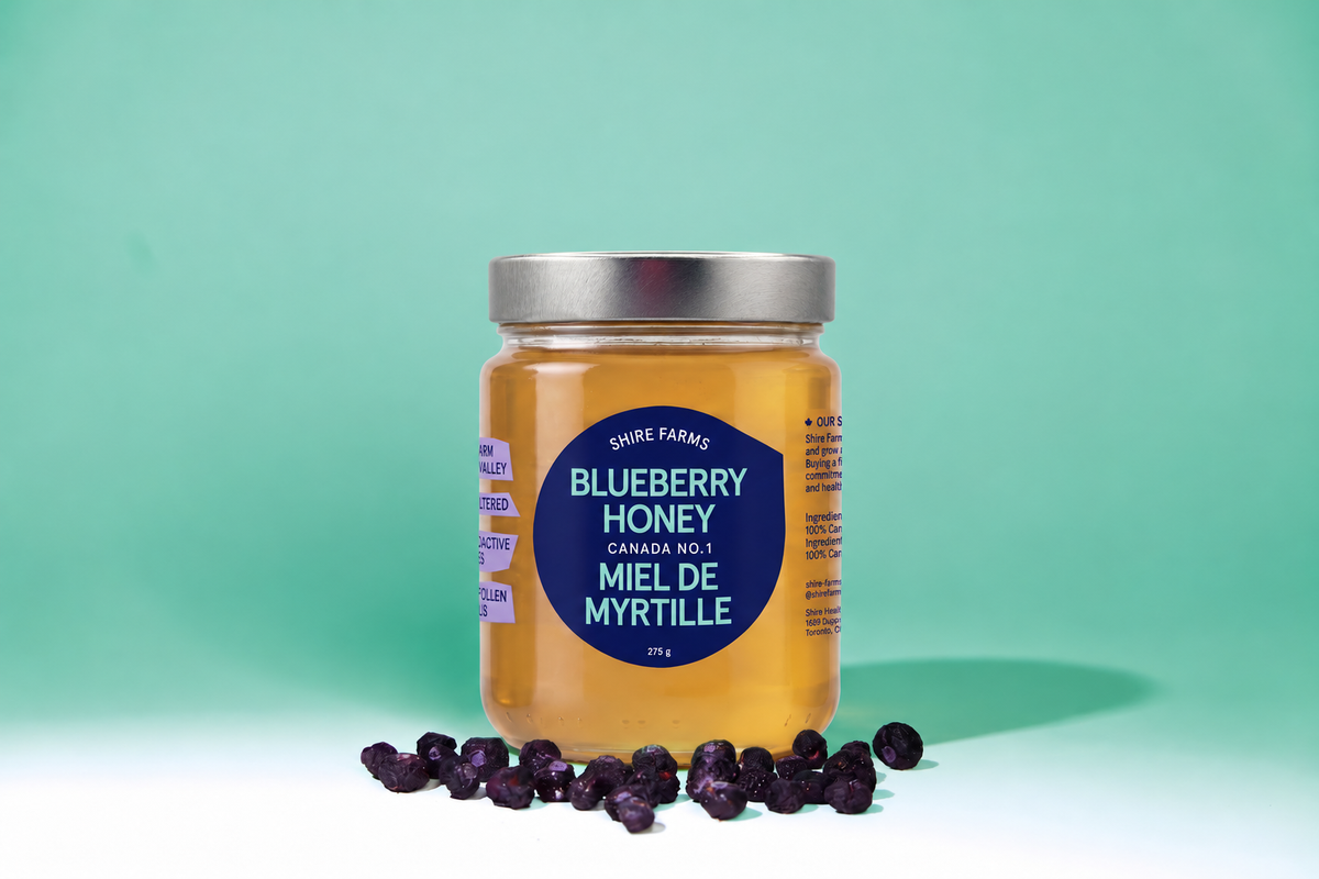Raw Blueberry Honey
