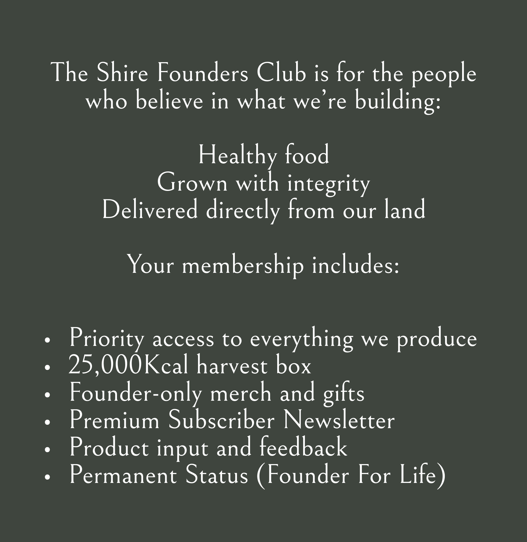 Join Now: Founder's Club