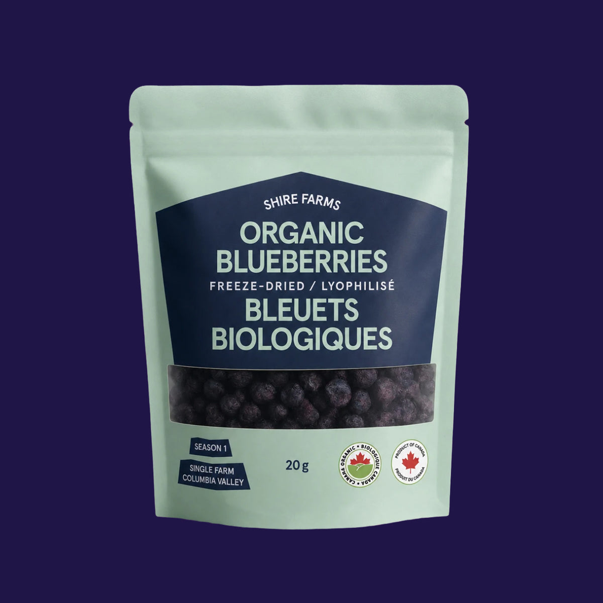 Organic Freeze-Dried Blueberries