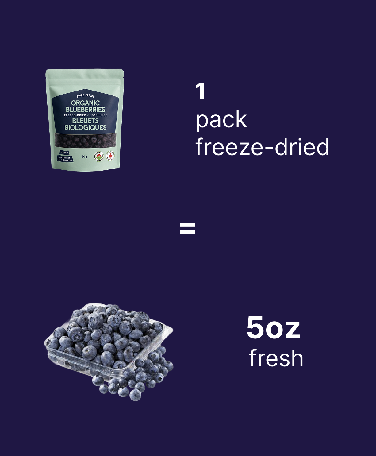 BC Organic Blueberries
